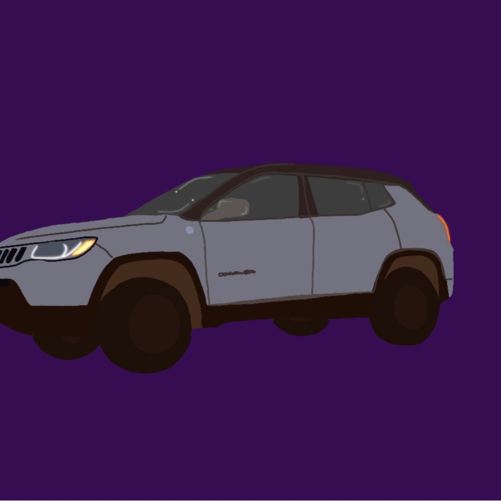 Jeep SUV in Gray